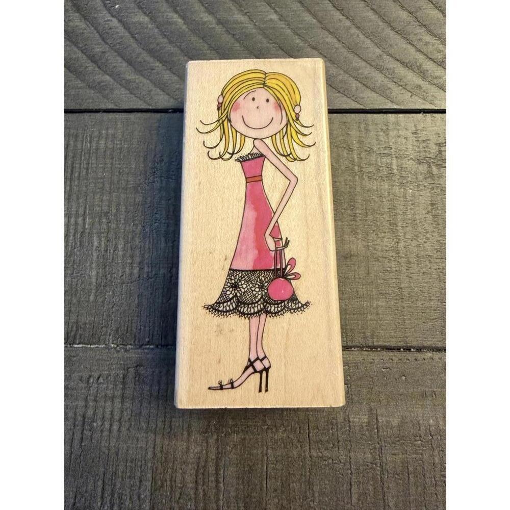 Penny Black Ginger 2008 wood block rubber stamp
